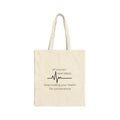 Canvas Tote Bag — “Of course I read labels… Stop trading your health for convenience” Health-Conscious Grocery Shopper Tote
